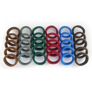 band02 NVNIO Elastic Ponytail Holders for School Girls